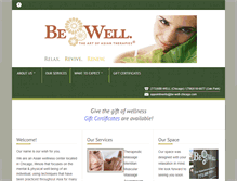 Tablet Screenshot of be-well-chicago.com